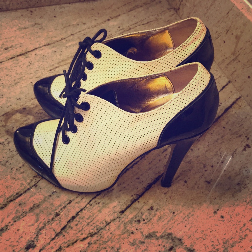 Stiletto heels.